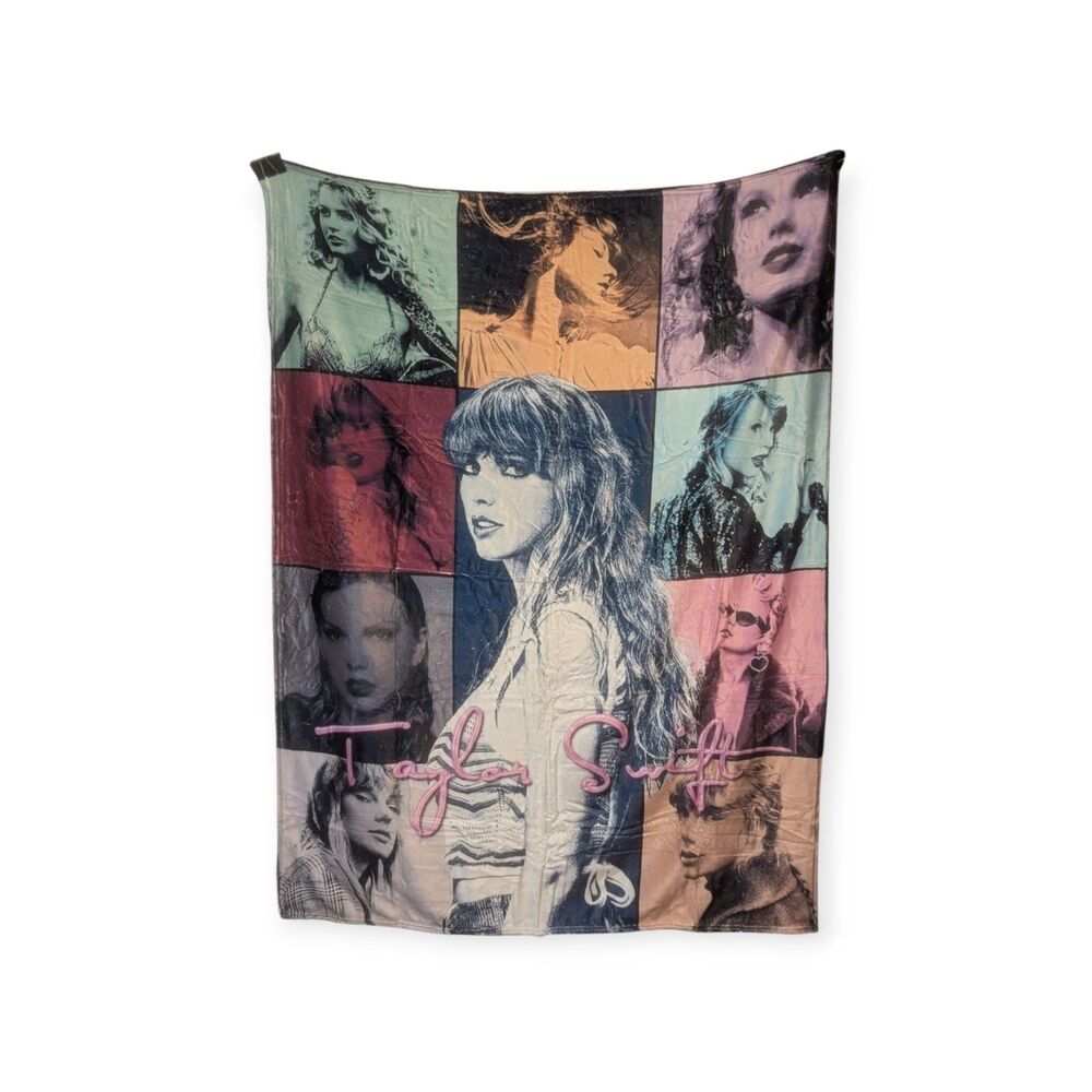 Taylor Swift Fleece Throw Blanket Soft Comfy